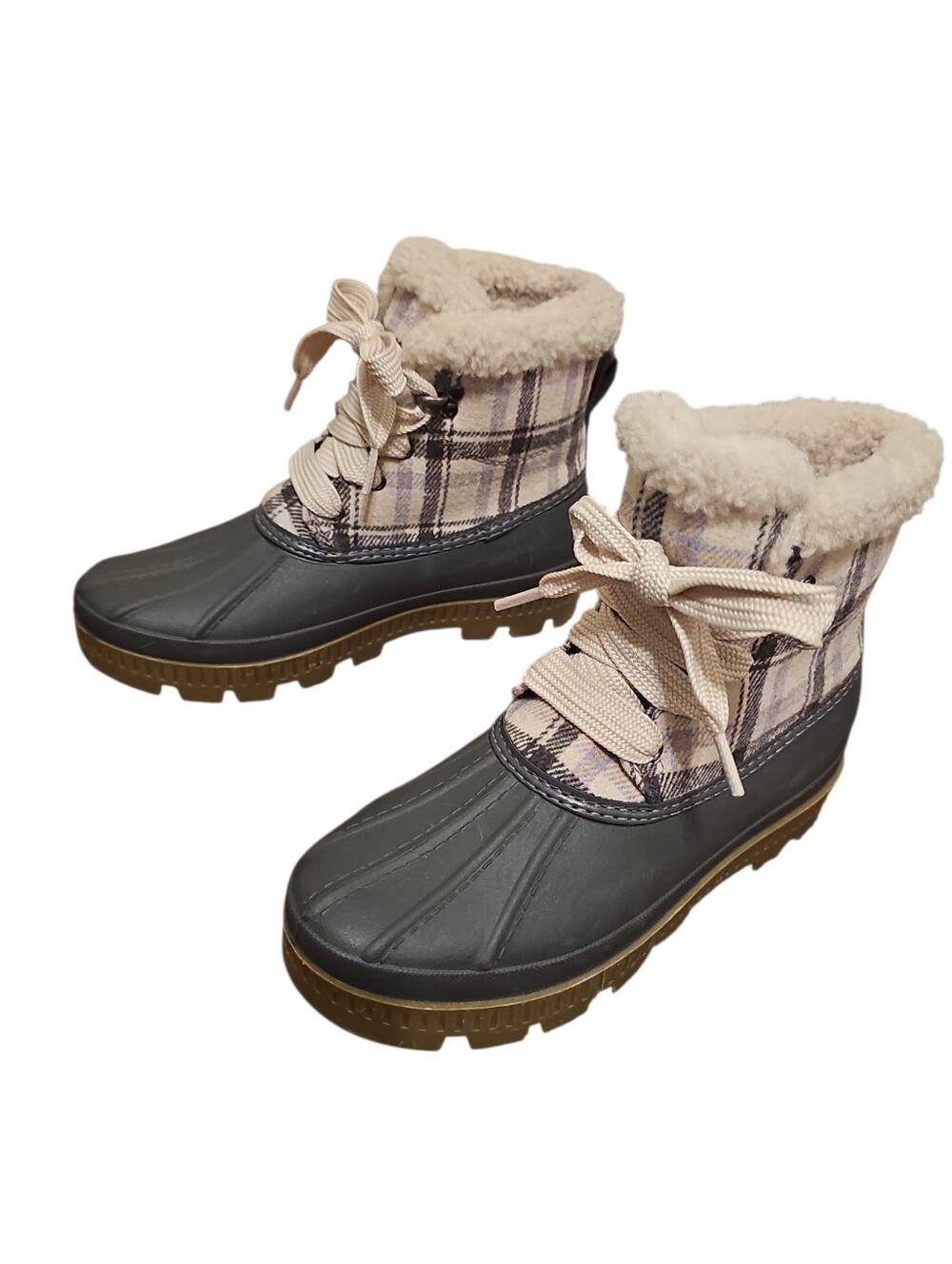 Ozark Trail Plaid Duck Boots